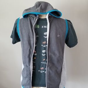 GUC Boys GapFit Zippered Vest Hoodie